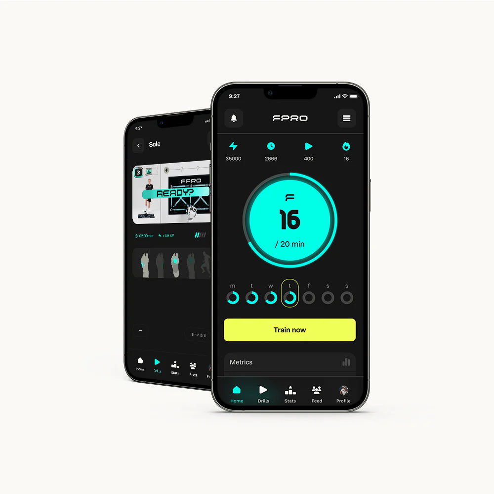 The FPRO coaching app on iPhone