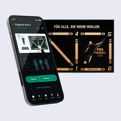 Ball Mastery Mat + APP | PRO Fussball Akademie⁩